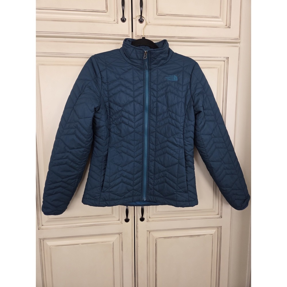 The North Face Women's Quilted Jacket - Teal Blue
